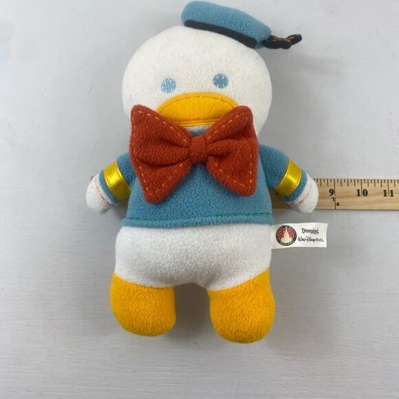 Disney World Disneyland Donald Duck Pook-A-Looz Stuffed Animal Plush Flat Toy‎ - Picture 9 of 10